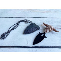 Нож метательный в чехле с цепочкой на шею NTS-2