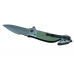 Складной тактический туристический нож для рыбалки и охоты Browning 321 Green со стропорезом