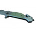 Складной тактический туристический нож для рыбалки и охоты Browning 321 Green со стропорезом