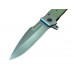 Складной тактический туристический нож для рыбалки и охоты Browning 321 Green со стропорезом