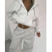 Костюм женский oversize Модель: 847-1076 Цвет: черный, белый, розовый