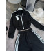 Костюм женский костюмная ткань Модель: 1483-05114 GR Цвет: белый, пудра, черный, голубой