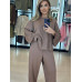 Костюм женский двунитка Модель: 1483-83184 GR Цвет: мокко, шоколад