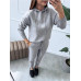 Костюм женский Ангора двусторонняя Модель: 1483-83190 GR Цвет: шоколад, черный, бардо, серый