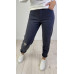 Брюки женские из вельвета на флисе + пояс из экокожи Модель: 871-575 Цвет: шоколадный, черный, графитовый