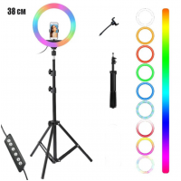 Кольцевая светодиодная цветная лампа RGB LED MJ38