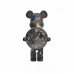 Настенные часы с LED подсветкой фигурка космический медведь Bearbrick Настенные часы с LED подсветкой фигурка космический медведь Bearbrick