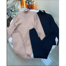 Костюм 2-ка из рубчика Турция Модель: 771/772-994 Цвет: черный, джинсовый зеленый, малина, шоколад, бежевый