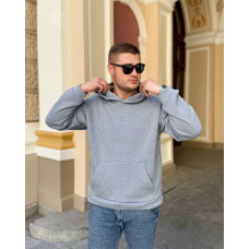 Худи мужское на флисе Модель: 802-2133 Цвет: черный, синий, серый, белый