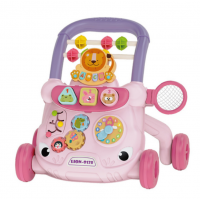Ходунки детские, каталка с развивающим центром, розовый MA570 pink