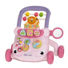Ходунки детские, каталка с развивающим центром, розовый MA570 pink