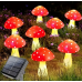 Декоративная гирлянда «Мухоморы» с солнечной батареей, MA759 Декоративная гирлянда «Мухоморы» с солнечной батареей, MA759