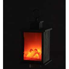 Декоративная лампа с эффектом пламени 14×14×24,5 см