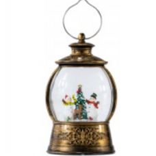 Новогодний снежный светильник-декор "Фонарь" (XHF-8005)