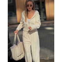Костюм из дабл флиса Модель: 847-1108 Цвет: черный, серый, бежевый, айвори