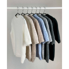 Футболка-американка из хлопкового трикотажа Модель: 1553-746