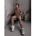 Трендовый флисовый костюм Модель: АР-5-10522 Цвет: молочный, беж, мокко, шоколад, изумруд, графит, черный