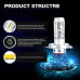 Светодиодные LED лампы для фар автомобиля X3 H11