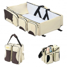 Сумка мама Baby room многофункциональная переноска-кровать для младенцев, молочный цвет