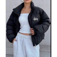 Дутый пуховик Street Style Модель: 1456-188 Цвет: черный