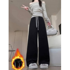 Брюки из ольвета на флисе Модель: 4941-1148 Цвет: черный, шоколад, графит