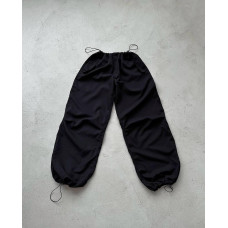 Брюки карго из плащёвки Эми Модель: 878-307 Цвет: черный, бежевый