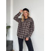 Рубашка в клетку oversize Модель: 1550-1662 Цвет: в ассортименте