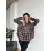 Рубашка в клетку oversize Модель: 1550-1662 Цвет: в ассортименте