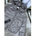 Женская куртка на молнии с капюшоном Модель: 1550-7030 Цвет: графит, серый