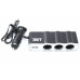 Разветвитель автомобильный тройник WF-0120 с USB