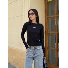 Лонгслив женский с накатом Модель: 1550-4237 Цвет: белый, черный, шоколад