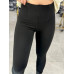 Лосины женские с корсетным поясом на крючках и потайной молнией Модель: 1550-2671 Цвет: черный