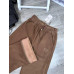 Брюки женские свободного кроя зимние Модель: 1550-353 Цвет: мокко, бежевый