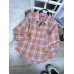 Рубашка женская в клетку тренд сезона Модель: 1550-701 Цвет: ассортимент