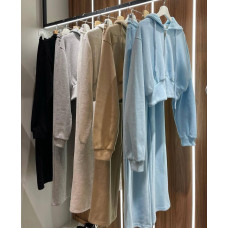 Костюм женский утепленный Модель: 4663-7205 Цвет: светло-серый меланж, темный беж, черный, голубой, серый