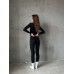 Термо комплект женский 2-ка (кофта + лосины) Модель: 4960-9195 Цвет: черный, молоко