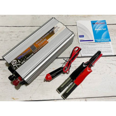 Преобразователь тока Power Inverter WE-1500W AC/DC Автомобильный инвертор 1500W с 12 в 220