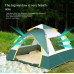 Автоматическая туристическая кемпинговая палатка для 4 человек с козырьком и окнами