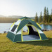 Автоматическая туристическая кемпинговая палатка для 3 человек с козырьком и окнами