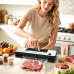 Вакууматор бытовой для продуктов питания Vacuum Sealer 120W вакуумный упаковщик + 10 пакетов