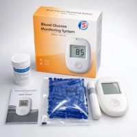 Глюкометр Glucose Meter GLM-76 с тест-полосками 50 шт – прибор для измерения сахара в крови дома