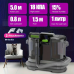 Моющий пылесос Germatic M-332-B 1600 Вт для ковров, мебели, текстиля 2 контейнера всасывания 15 кПа Моющий пылесос Germatic M-332-B 1600 Вт для ковров, мебели, текстиля 2 контейнера всасывания 15 кПа