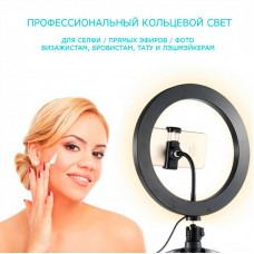 РАСПРОДАЖА Кольцевая LED лампа QX-260 (26см)