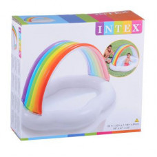 Детский бассейн "Радуга"  57141sh INTEX с навесом