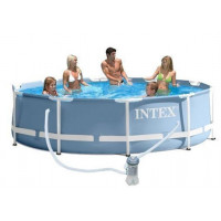 Круглый каркасный бассейн Metal Frame Pool Intex 28712 (Интекс 28212)