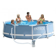 Круглый каркасный бассейн Metal Frame Pool Intex 28712 (Интекс 28212)