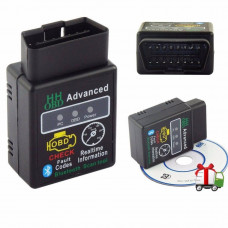 Диагностический сканер адаптер ELM327 Bluetooth Advanced