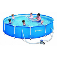 Каркасный бассейн Bestway 56416, 366х76 см,+ насос 6473 л