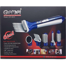 Фен стайлер для волос 6 в 1 Gemei GM-4834