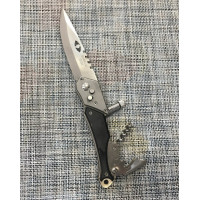 Карманный выкидной нож  АК-508 с фонариком и штопором (23см)